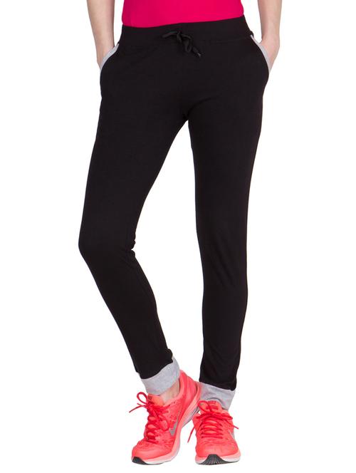 drawstring waist solid track pant - 15699561 - Very Small Image - 1