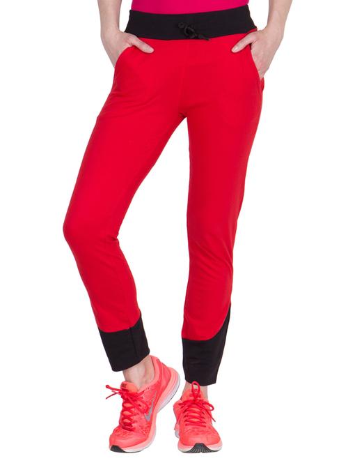drawstring waist solid track pant - 15699562 - Very Small Image - 1
