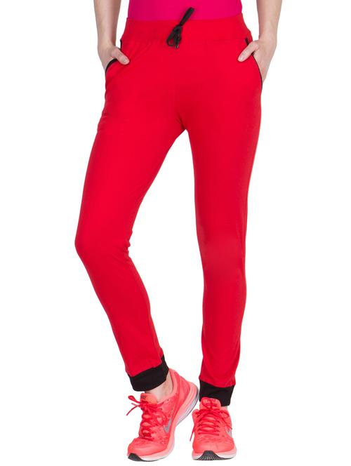 drawstring waist solid track pant - 15699564 - Very Small Image - 1