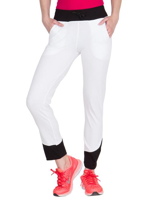 drawstring waist solid track pant - 15699568 - Very Small Image - 1