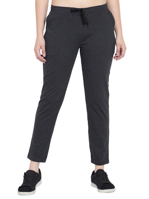 drawstring waist solid track pant - 15699658 - Very Small Image - 1