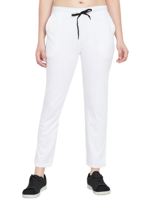 drawstring waist solid track pant - 15699661 - Very Small Image - 1