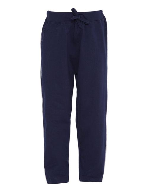 blue cotton track pant - 15700819 - Very Small Image - 1