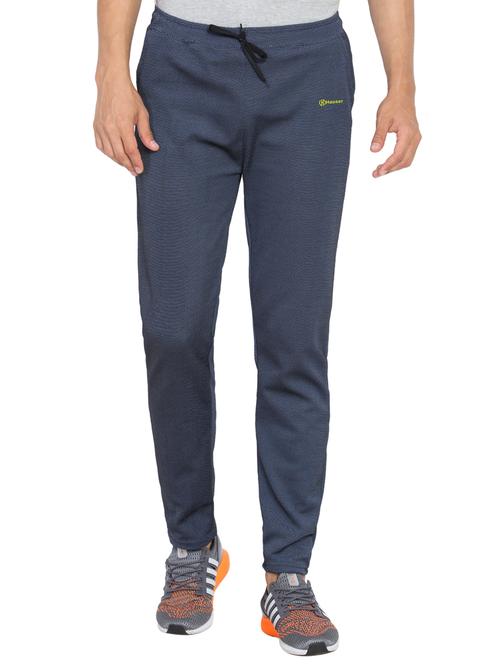 blue polyester full length track pant - 15701107 - Very Small Image - 1