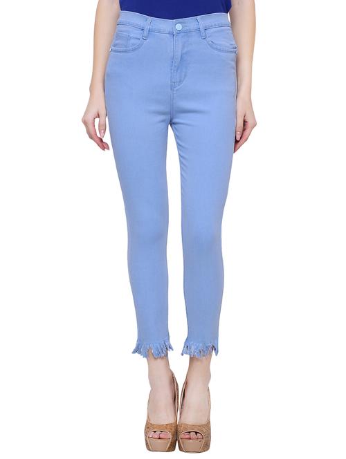 frayed hem skinny fit jeans - 15701253 - Very Small Image - 1