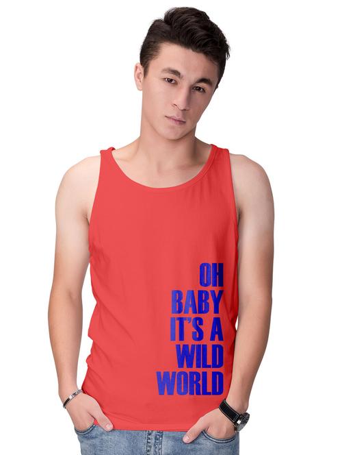 orange cotton vest - 15701626 - Very Small Image - 1