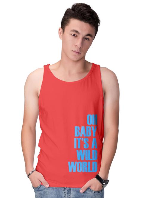 orange cotton vest - 15701628 - Very Small Image - 1
