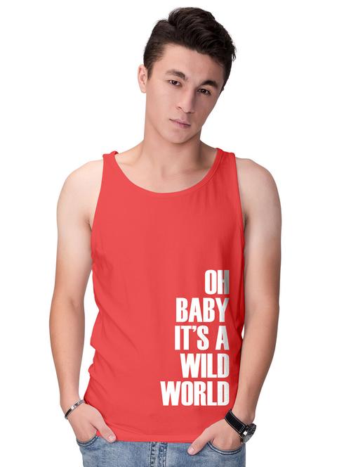 orange cotton vest - 15701629 - Very Small Image - 1