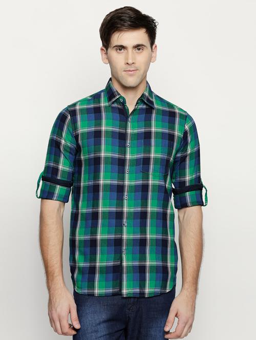 multicolor cotton casual shirt - 15703080 - Very Small Image - 1