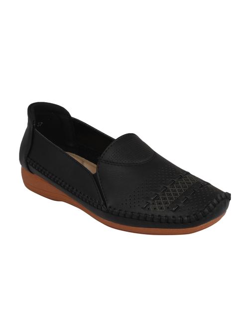 black slip on casual shoes - 15703128 - Very Small Image - 1
