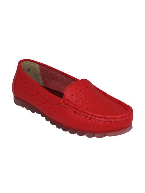 red slip on loafers - 15703142 - Very Small Image - 1