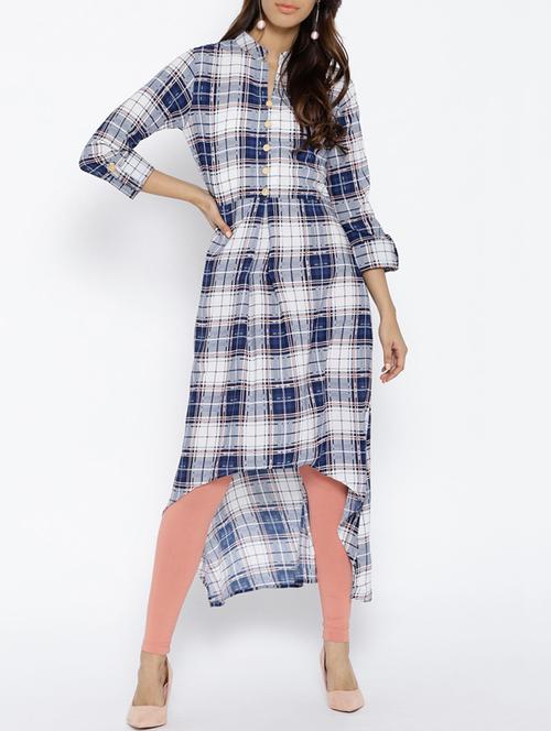 women's high-low kurta - 15703546 - Very Small Image - 1