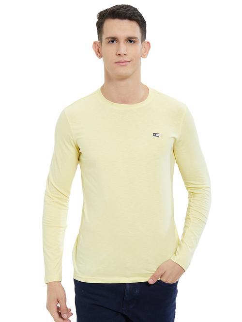 yellow cotton t-shirt - 15705021 - Very Small Image - 1