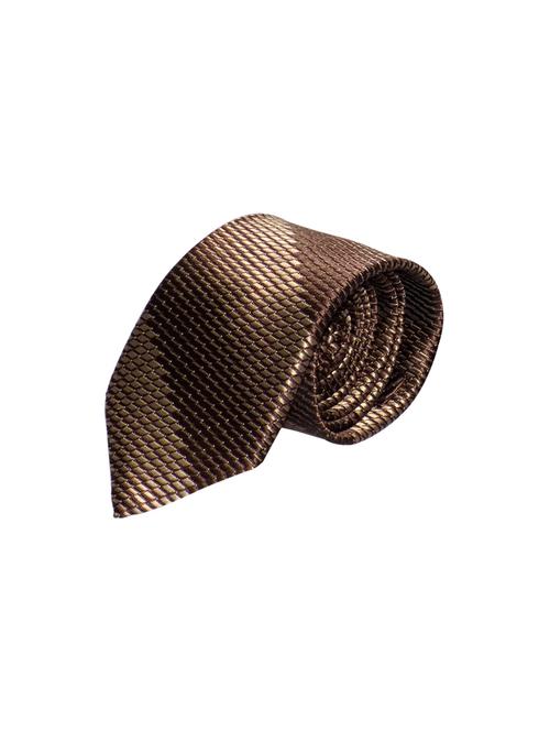 brown micro fiber tie - 15705119 - Very Small Image - 1