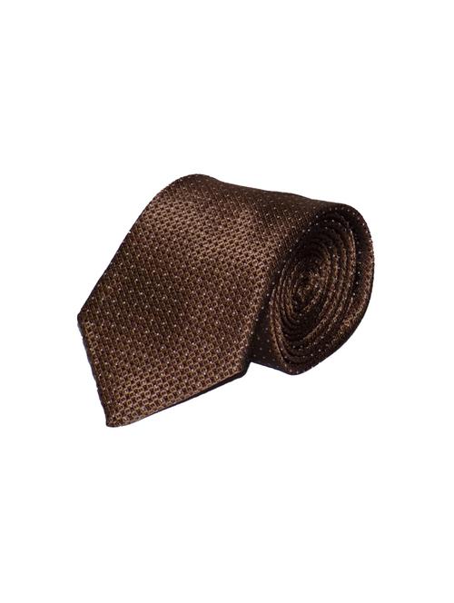brown micro fiber tie - 15705128 - Very Small Image - 1