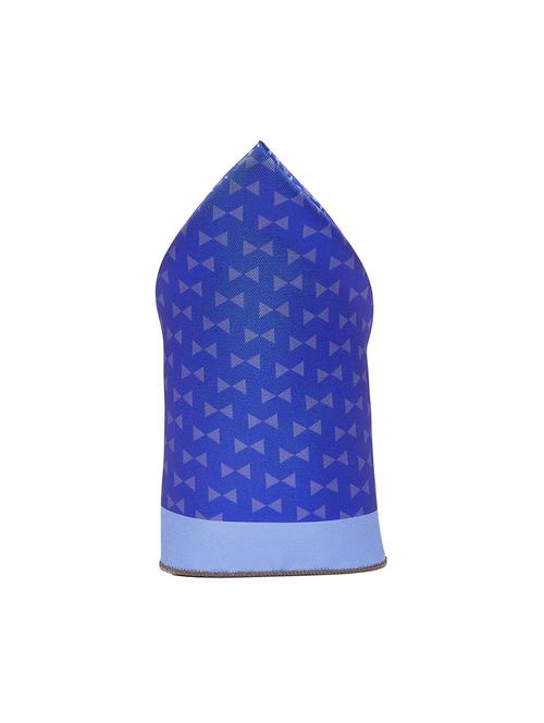 blue polyester pocketsquare - 15705712 - Very Small Image - 1