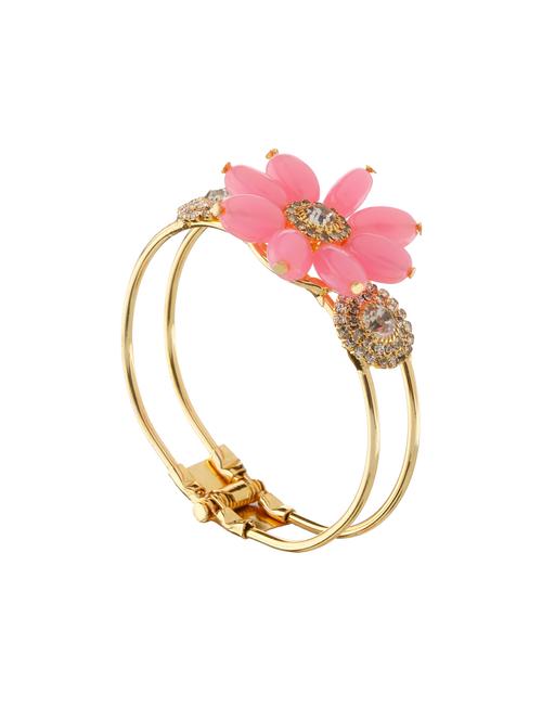 pink gold tone bangle bracelet - 15706119 - Very Small Image - 1