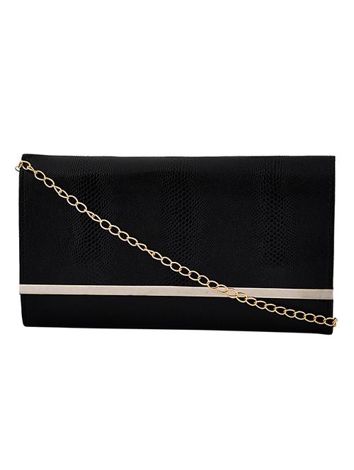 black leatherette (pu) sling bag - 15707103 - Very Small Image - 1