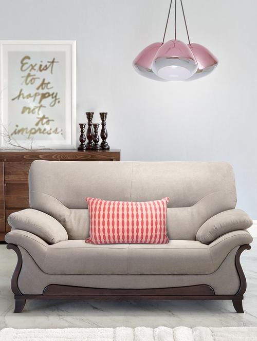 cotton coral rectangular cushion cover- set of 1 (30 x 50 cm) - 15707590 - Very Small Image - 1