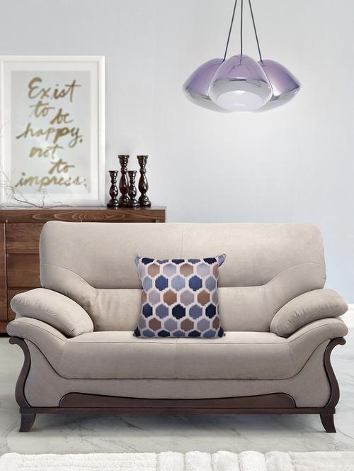 cotton multi square cushion cover- set of 1 (45 x 45 cm) - 15707601 - Very Small Image - 1