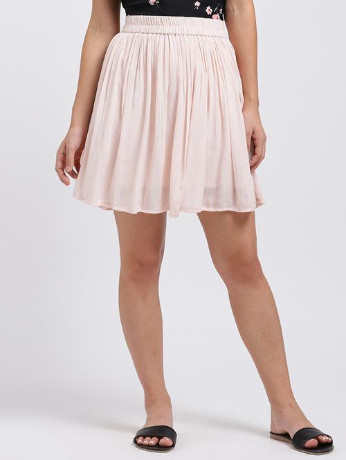 elasticated waist flared skirt - 15708355 - Very Small Image - 1