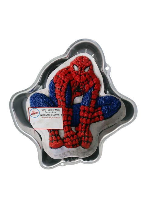 aluminium cake mould pans spiderman big 1.5 - 2 kg. cake - 15708687 - Very Small Image - 1