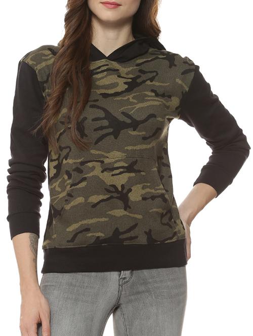 women's front print sweatshirt - 15708945 - Very Small Image - 1