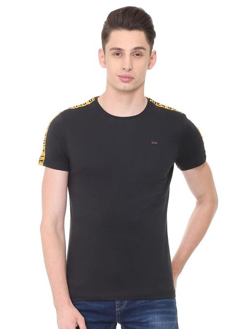 black cotton t-shirt - 15709113 - Very Small Image - 1