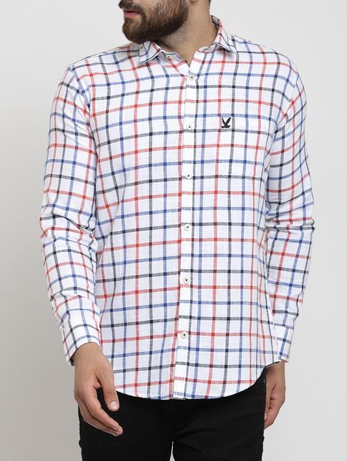 white linen casual shirt - 15709420 - Very Small Image - 1