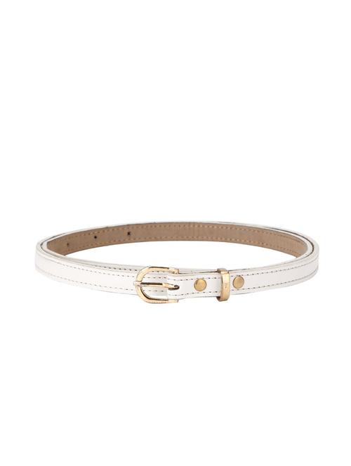 white leatherette (pu belt - 15710190 - Very Small Image - 1