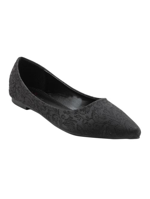 black fabric slip on ballerina - 15713631 - Very Small Image - 1