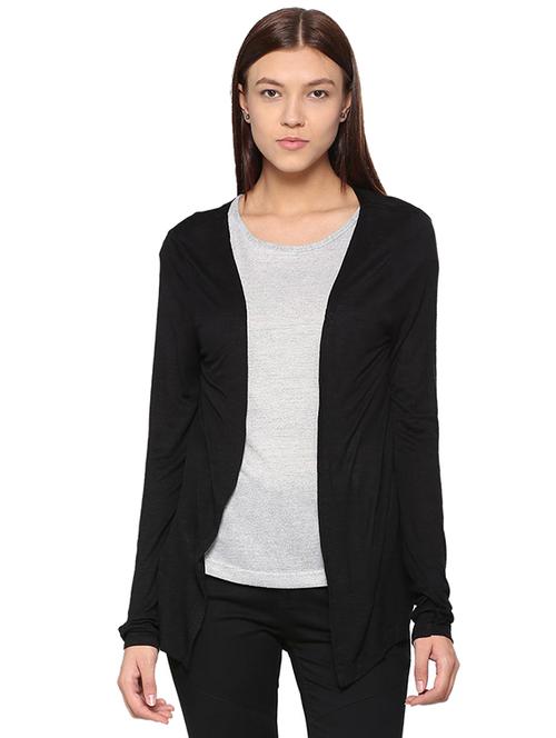 long sleeved solid shrug - 15713885 - Very Small Image - 1