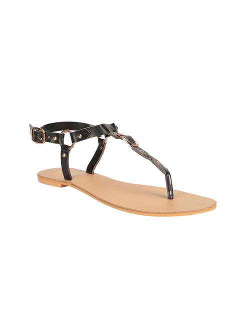 black back strap sandals - 15713896 - Very Small Image - 1