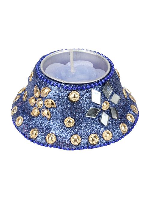 decorative designer candles diya for diwali, designer handicraft diyas and candals for diwali decorating items - 15714447 - Very Small Image - 1