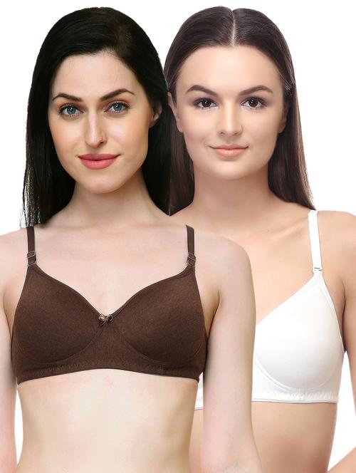 set of 2 bow patch bra - 15718849 - Very Small Image - 1