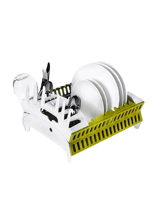 dish rack | collapsible and multipurpose | with drip tray | color may vary | 1 pc - 15719067 - Very Small Image - 1
