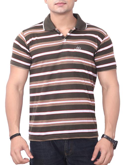 multi colored cotton blend pocket t-shirt - 15720599 - Very Small Image - 1