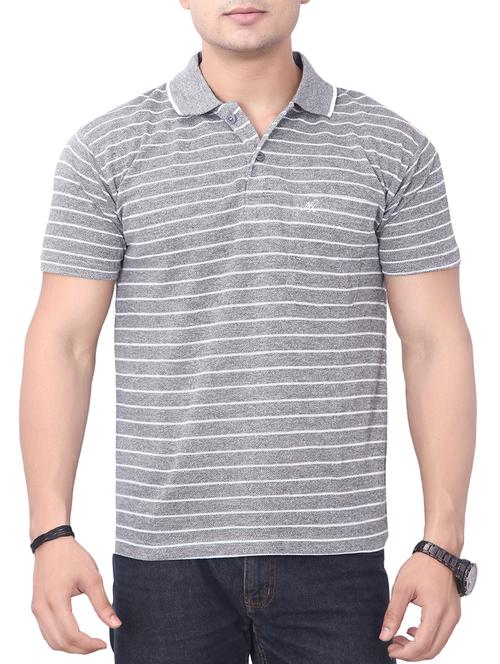 grey striped t-shirt - 15720625 - Very Small Image - 1