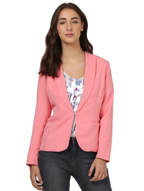 shawl collar causal blazer - 15720907 - Very Small Image - 1