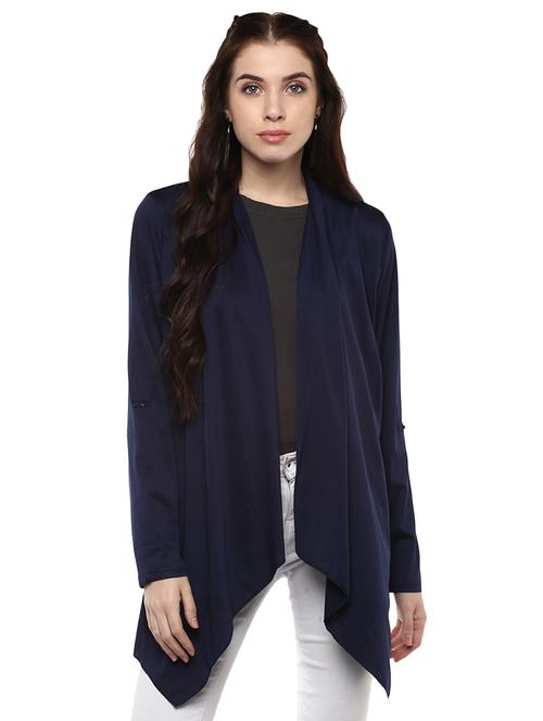 button detail asymmetric shrug - 15720911 - Very Small Image - 1