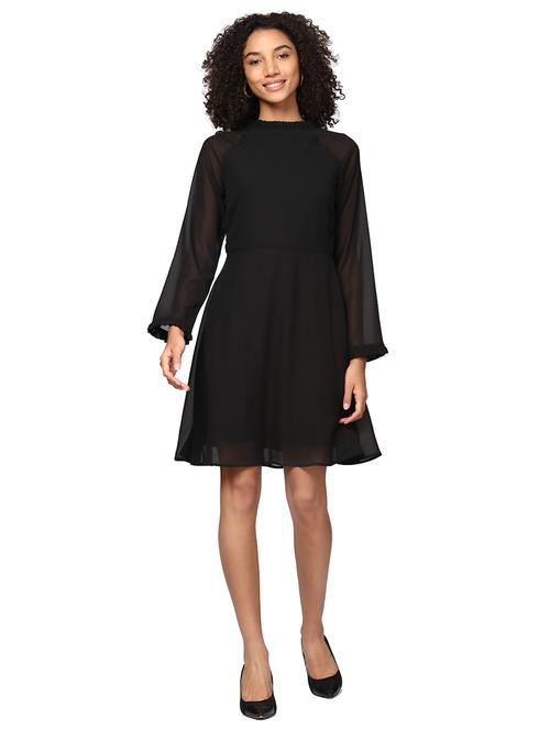 keyhole back frill detail dress - 15721026 - Very Small Image - 1