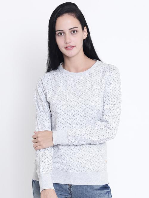 raglan sleeved printed sweatshirt - 15721808 - Very Small Image - 1