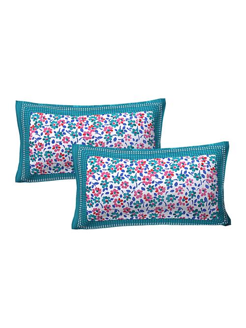 cotton printed pillow cover set(2 pieces)-27"x17" - 15722320 - Very Small Image - 1