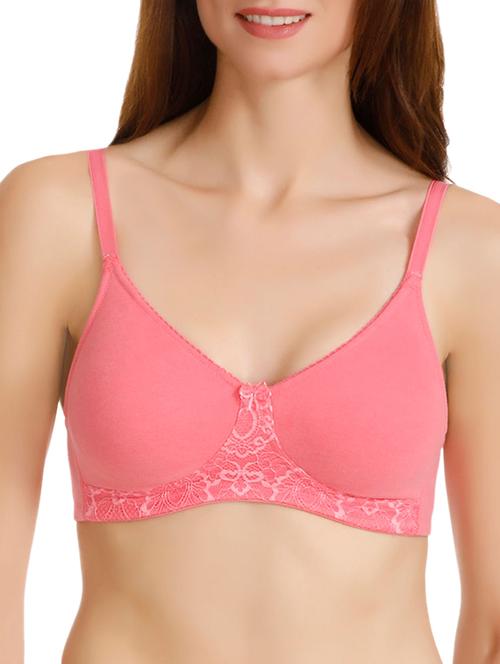 lace detail bow patch bra - 15722592 - Very Small Image - 1