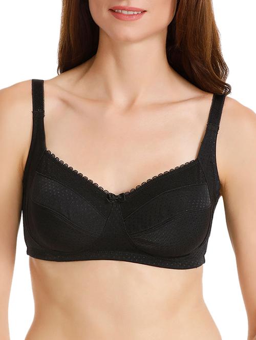 lace trim bow patch bra - 15722600 - Very Small Image - 1