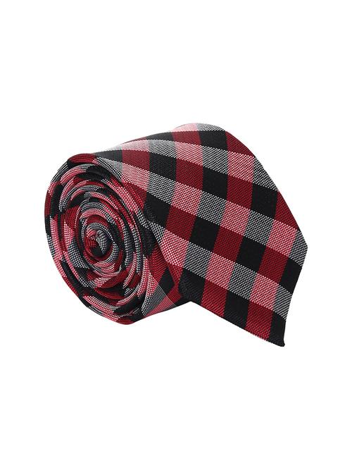 maroon microfiber tie - 15723474 - Very Small Image - 1