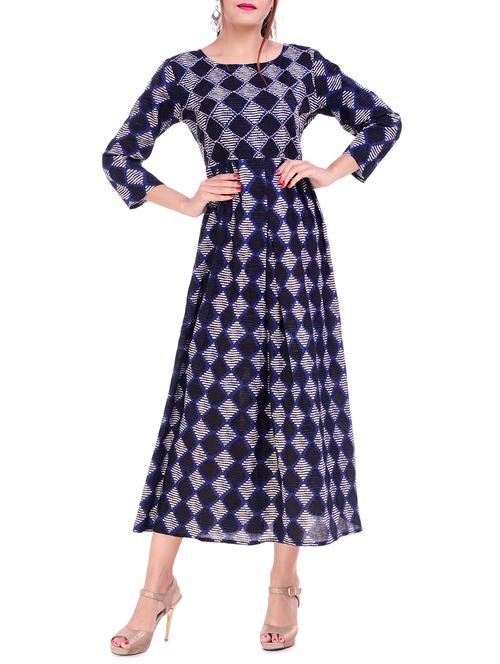 flared geometrical dress - 15723574 - Very Small Image - 1