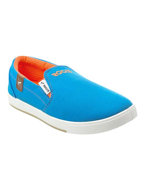 light blue canvas casual slip ons - 15723945 - Very Small Image - 1