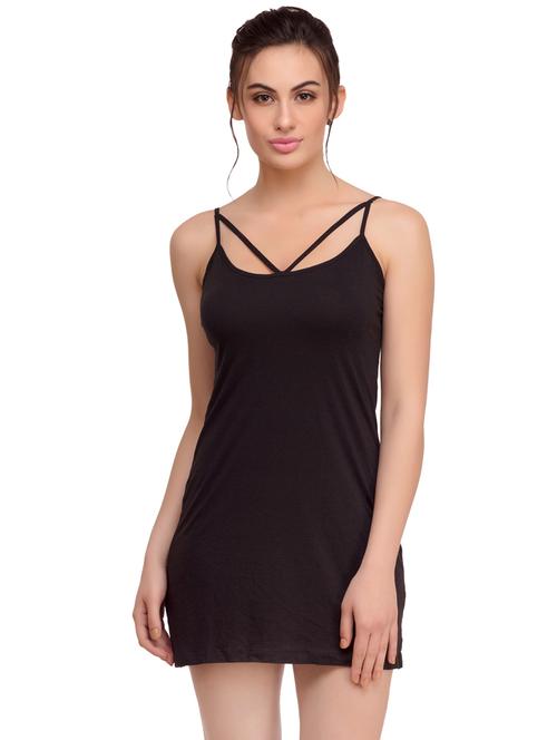 strappy neck short nighty - 15725673 - Very Small Image - 1
