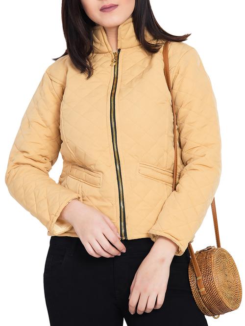 high neck quilted & padded jacket - 15726391 - Very Small Image - 1